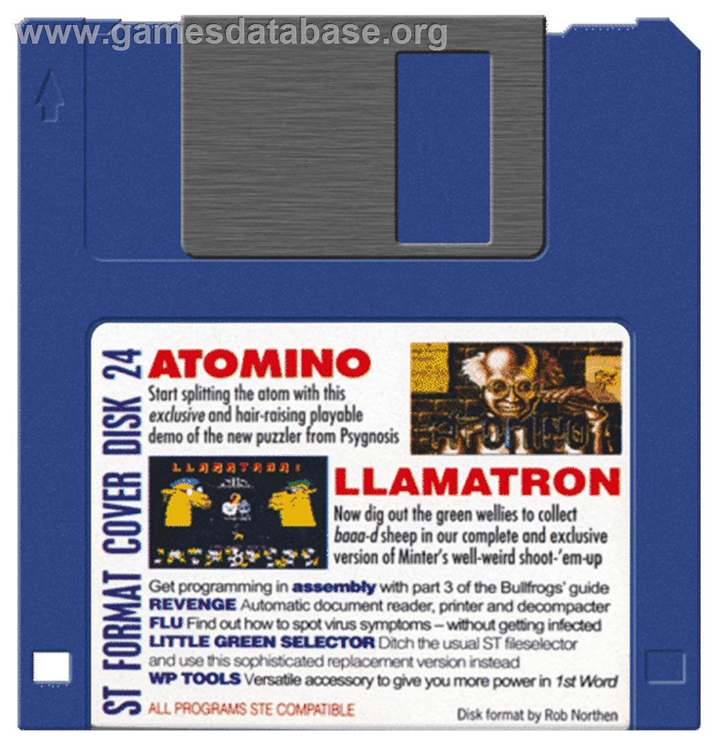 Llamatron: 2112 - Atari ST - Artwork - Disc