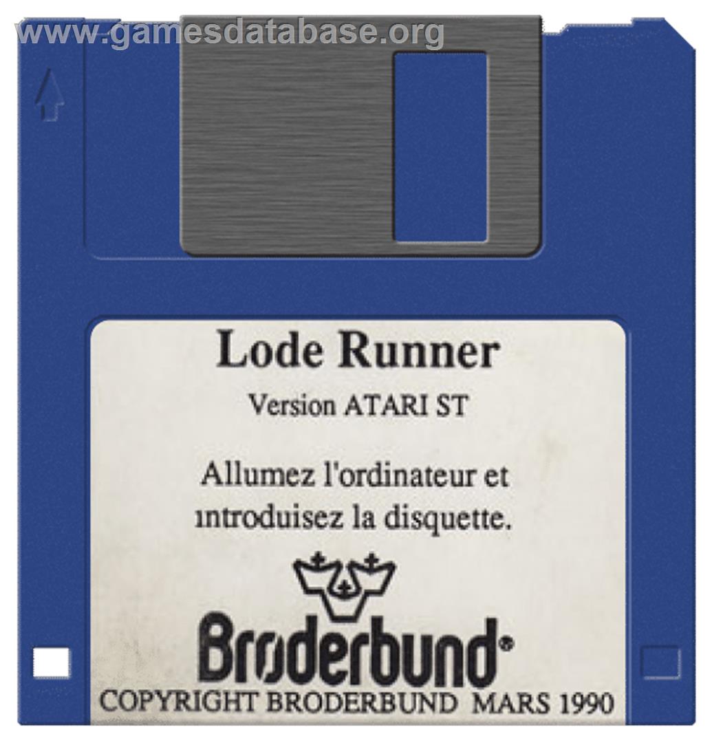 Lode Runner - Atari ST - Artwork - Disc