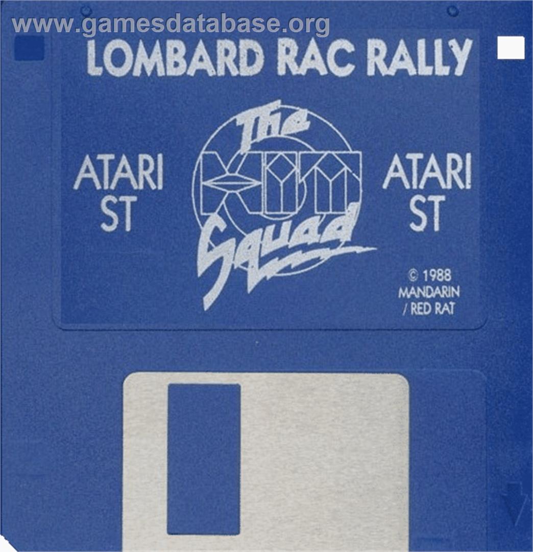 Lombard RAC Rally - Atari ST - Artwork - Disc