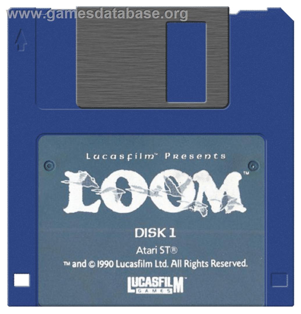Loom - Atari ST - Artwork - Disc