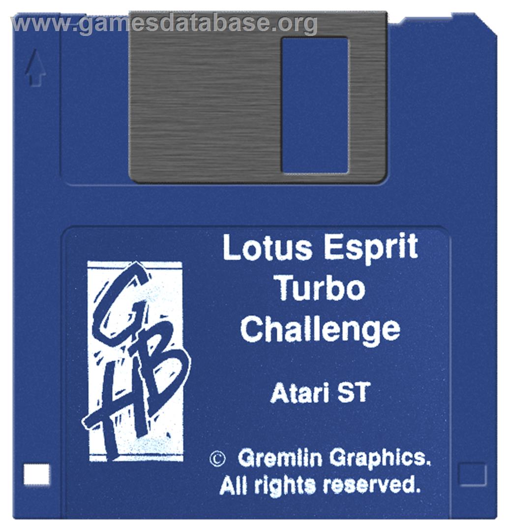Lotus Esprit Turbo Challenge - Atari ST - Artwork - Disc