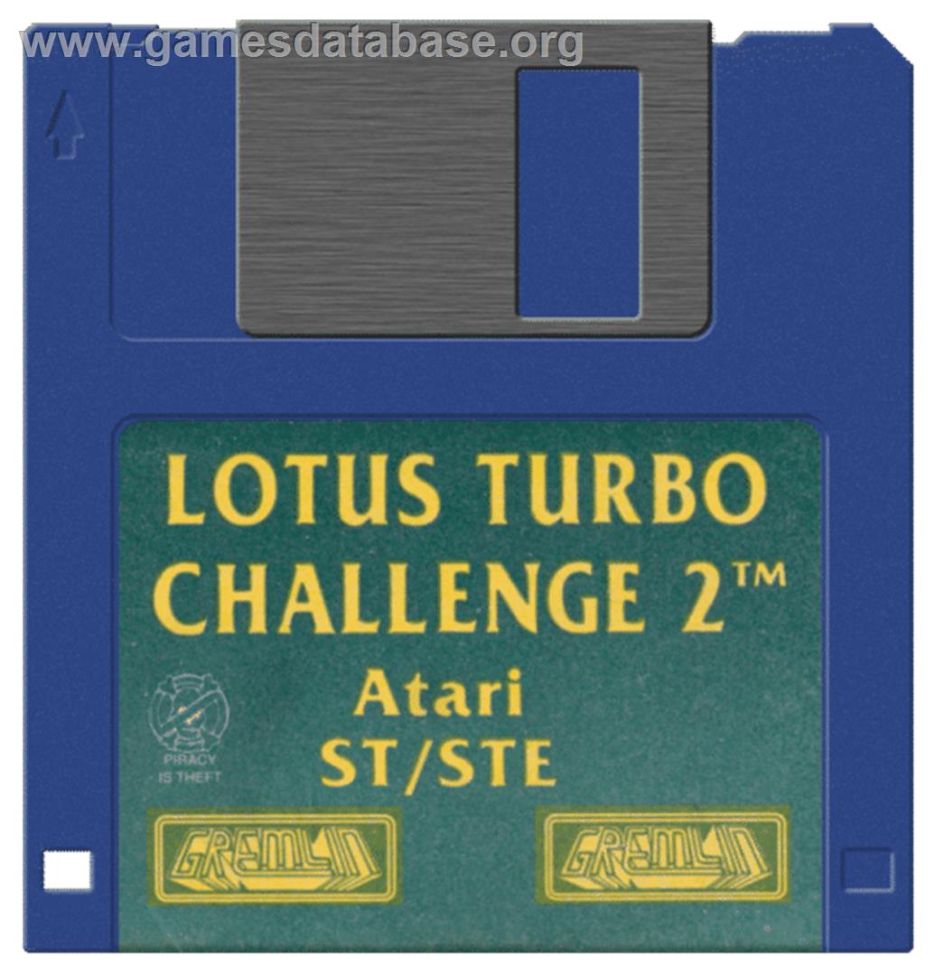 Lotus Turbo Challenge 2 - Atari ST - Artwork - Disc