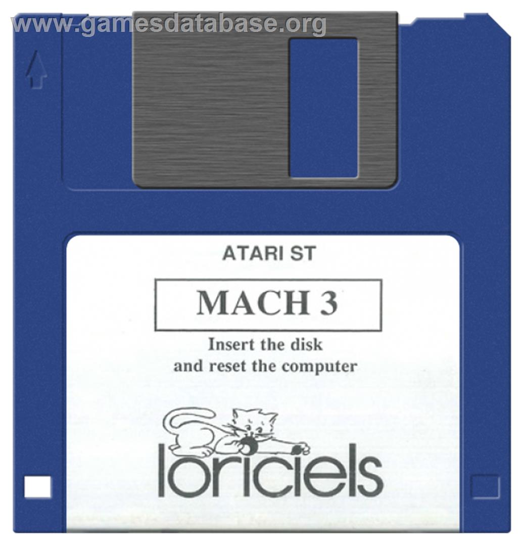 Mach 3 - Atari ST - Artwork - Disc