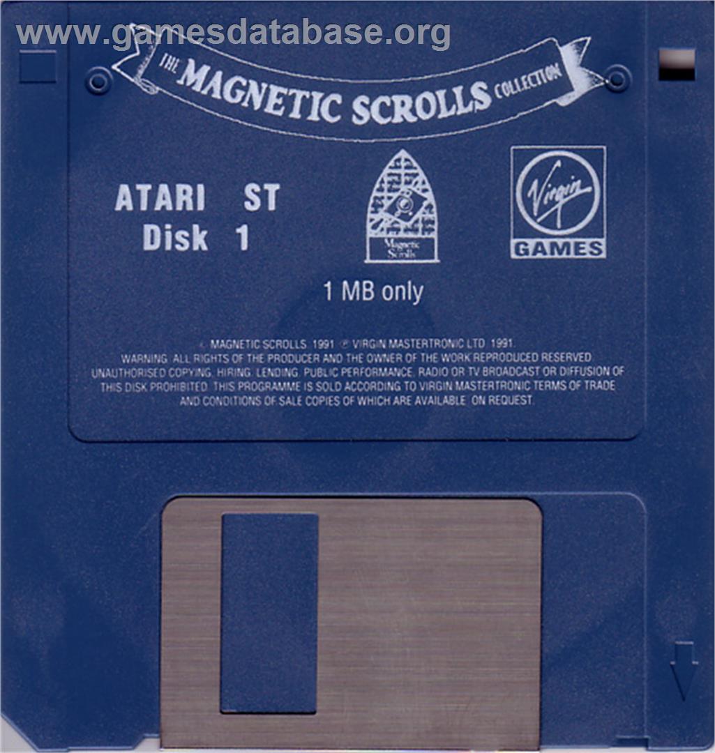 Magnetic Scrolls Collection - Atari ST - Artwork - Disc