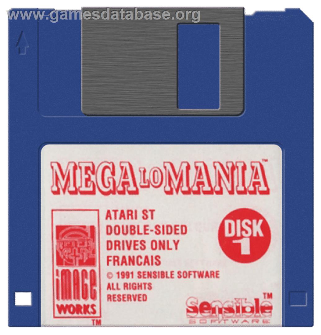 Mega Lo Mania - Atari ST - Artwork - Disc
