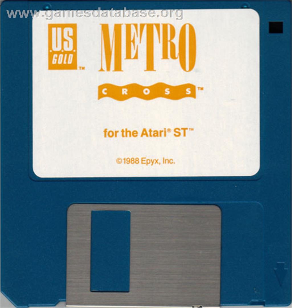 Metro-Cross - Atari ST - Artwork - Disc