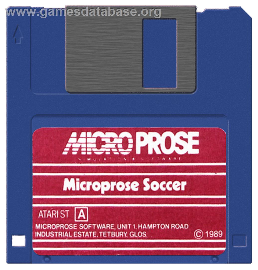 Microprose Soccer - Atari ST - Artwork - Disc