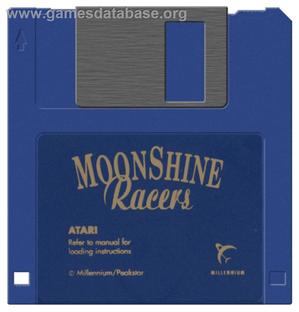 Moonshine Racers - Atari ST - Artwork - Disc