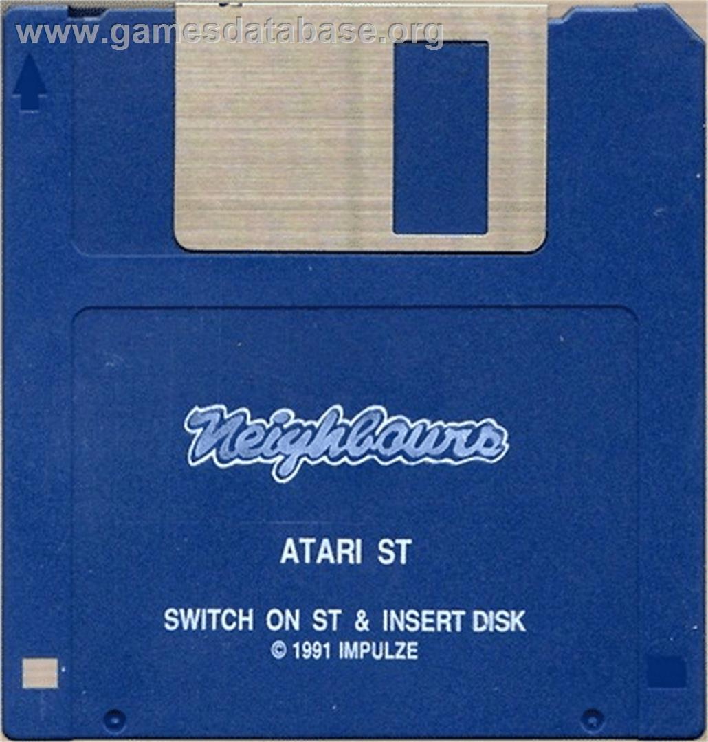 Neighbours - Atari ST - Artwork - Disc