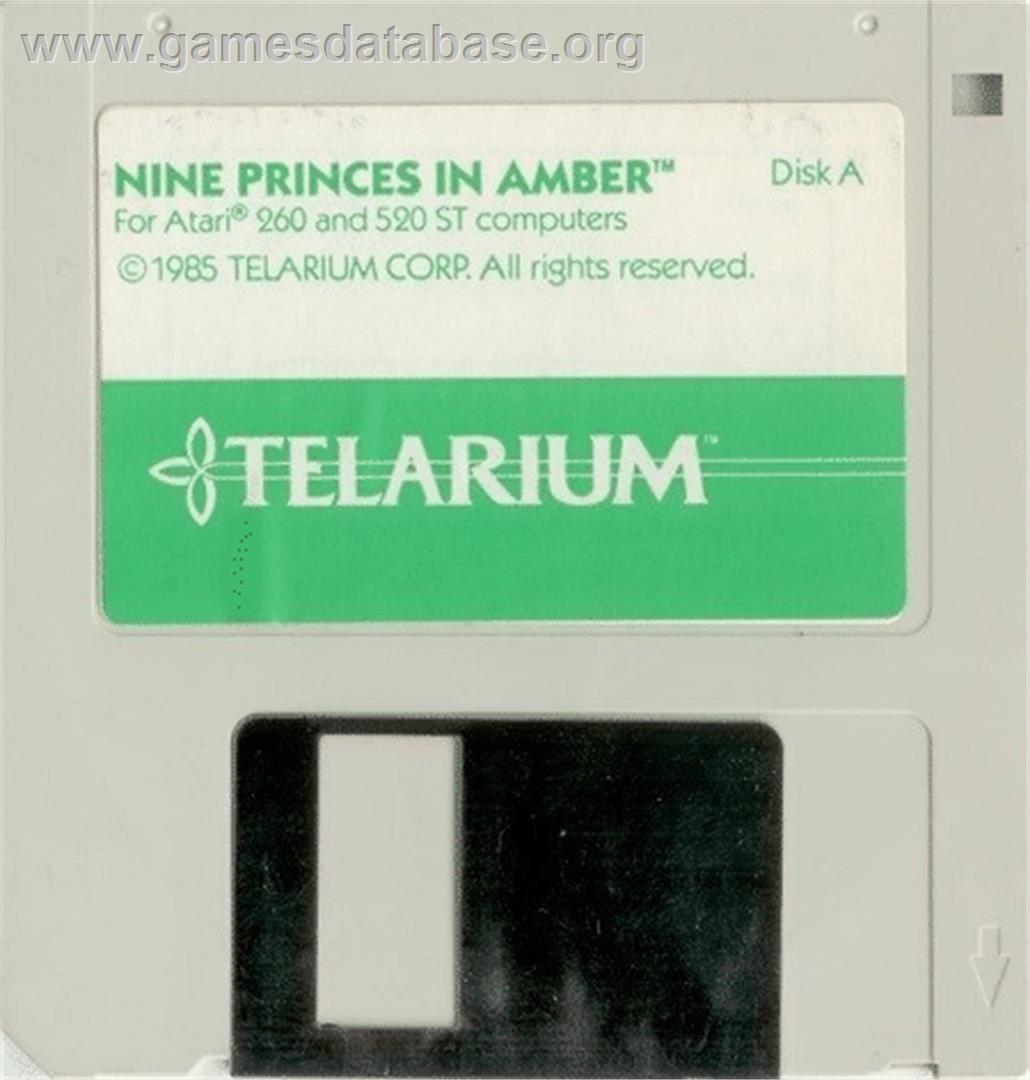 Nine Princes in Amber - Atari ST - Artwork - Disc