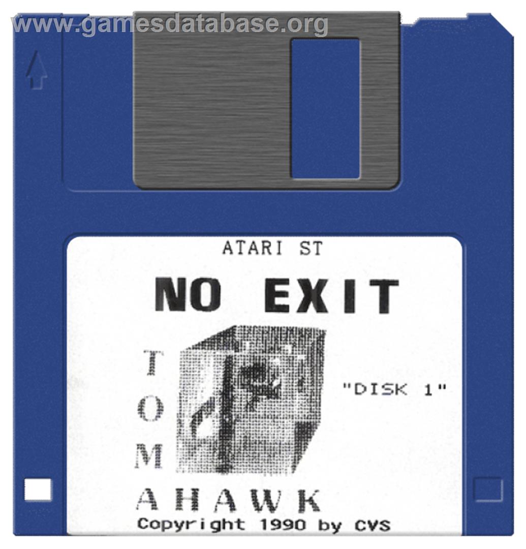 No Exit - Atari ST - Artwork - Disc