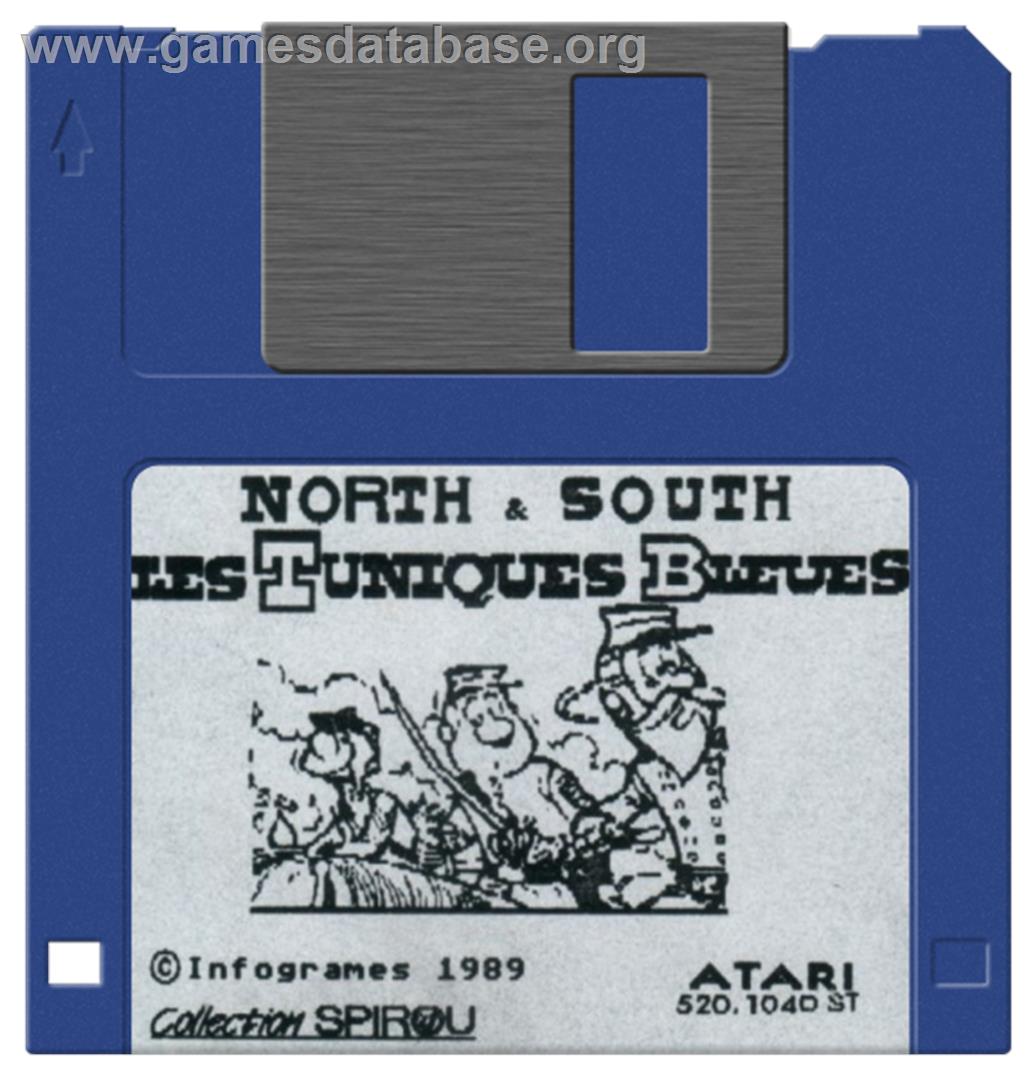 North & South - Atari ST - Artwork - Disc