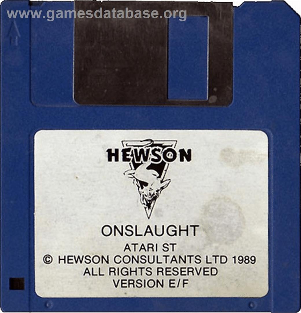 Onslaught - Atari ST - Artwork - Disc