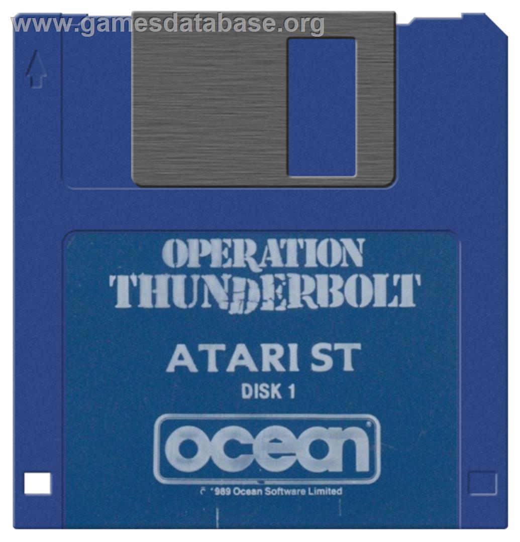 Operation Thunderbolt - Atari ST - Artwork - Disc