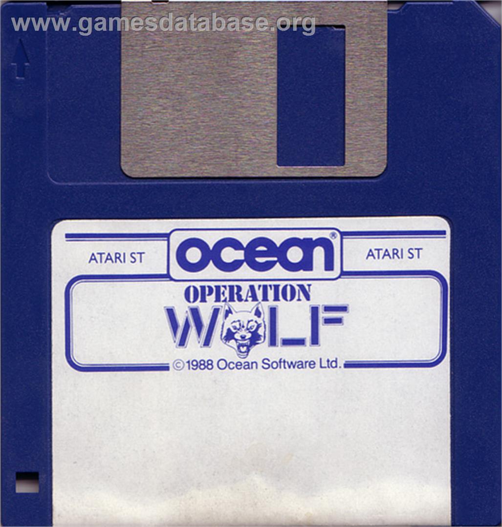 Operation Wolf - Atari ST - Artwork - Disc