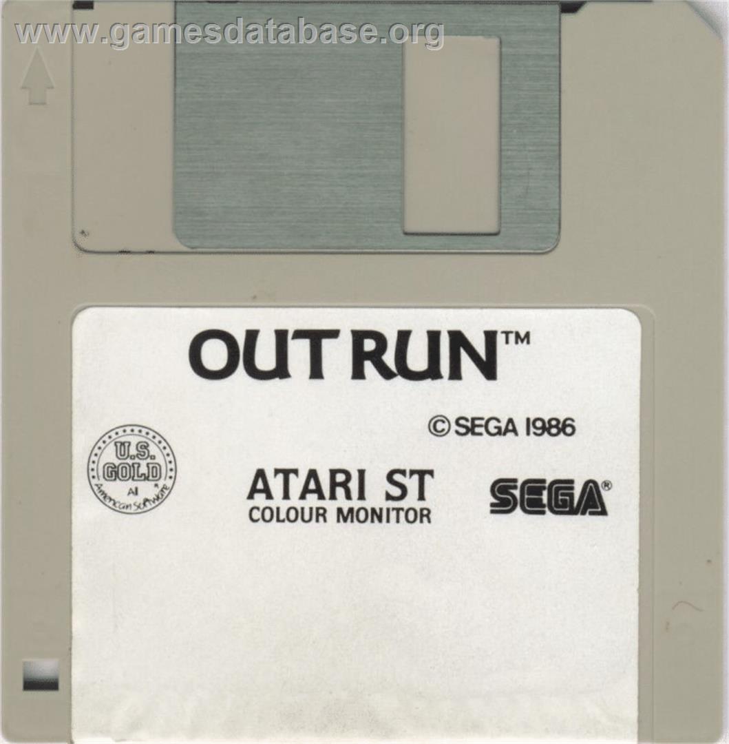 Out Run - Atari ST - Artwork - Disc