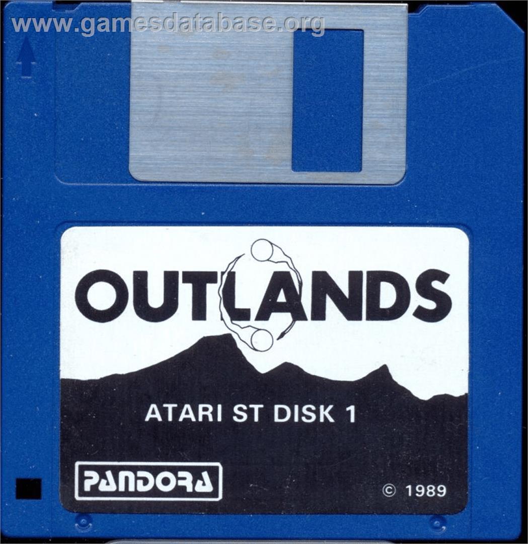Outlands - Atari ST - Artwork - Disc