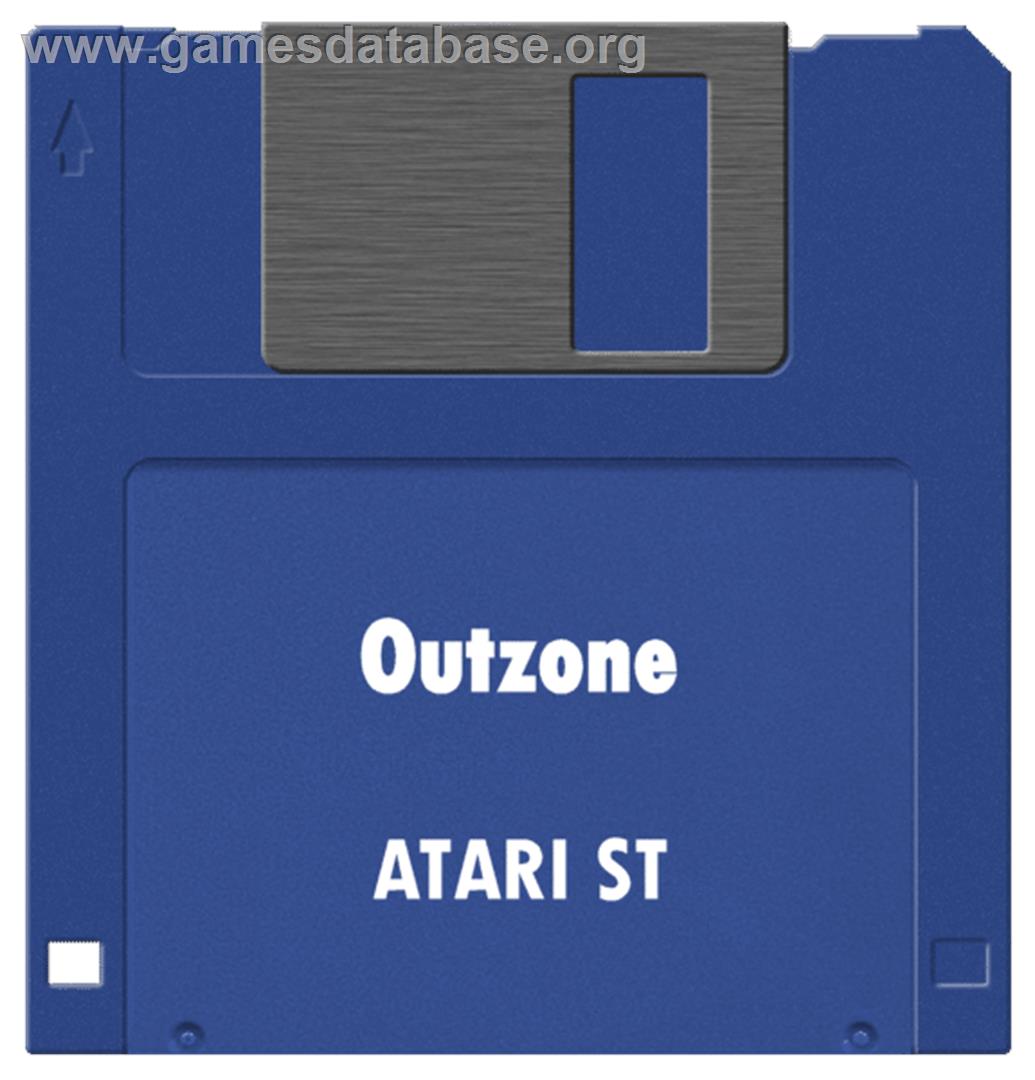 Outzone - Atari ST - Artwork - Disc