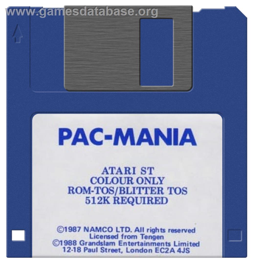 Pac-Mania - Atari ST - Artwork - Disc