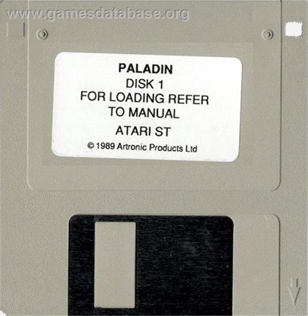 Paladin - Atari ST - Artwork - Disc