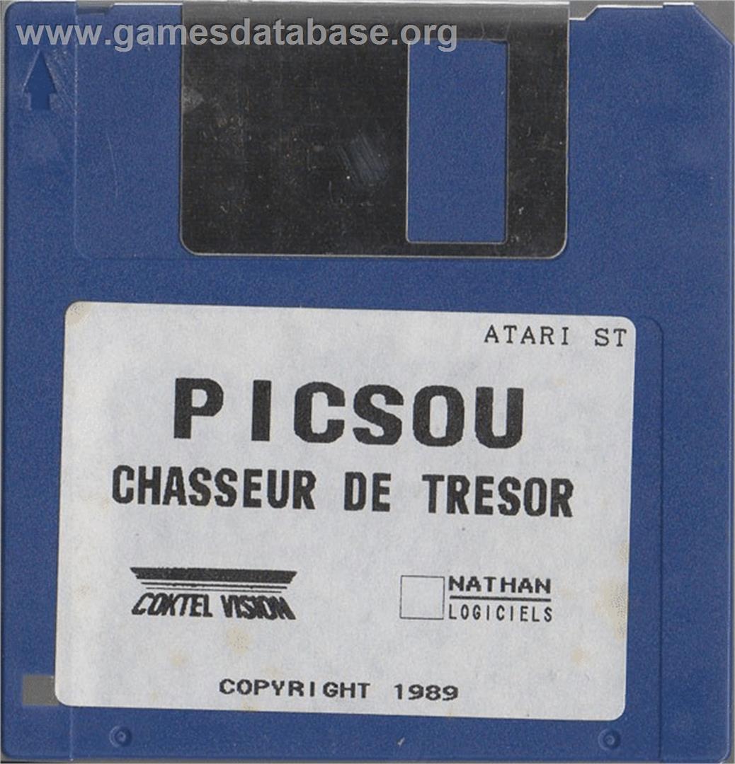 Picsou - Chasseur De Trésor - Atari ST - Artwork - Disc