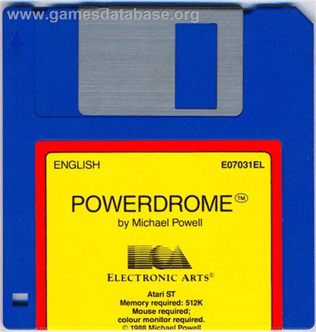 Powerdrome - Atari ST - Artwork - Disc