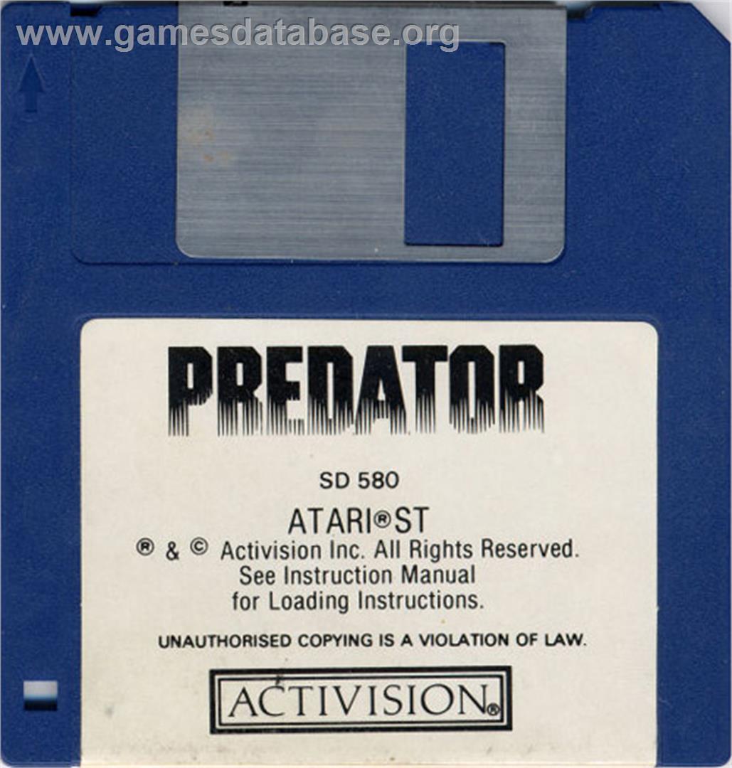Predator - Atari ST - Artwork - Disc