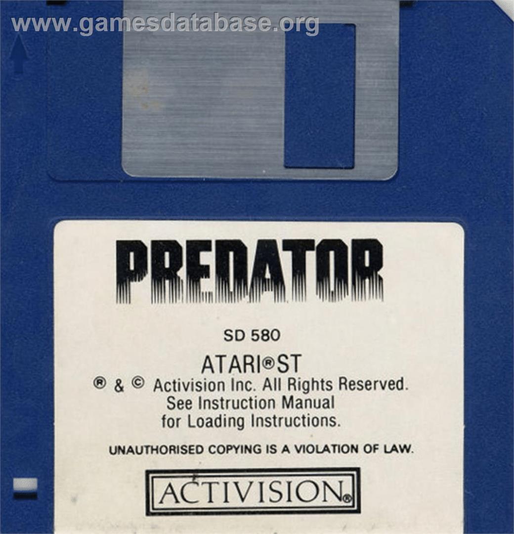 Predator - Atari ST - Artwork - Disc