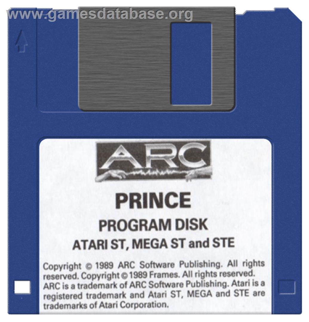 Prince - Atari ST - Artwork - Disc
