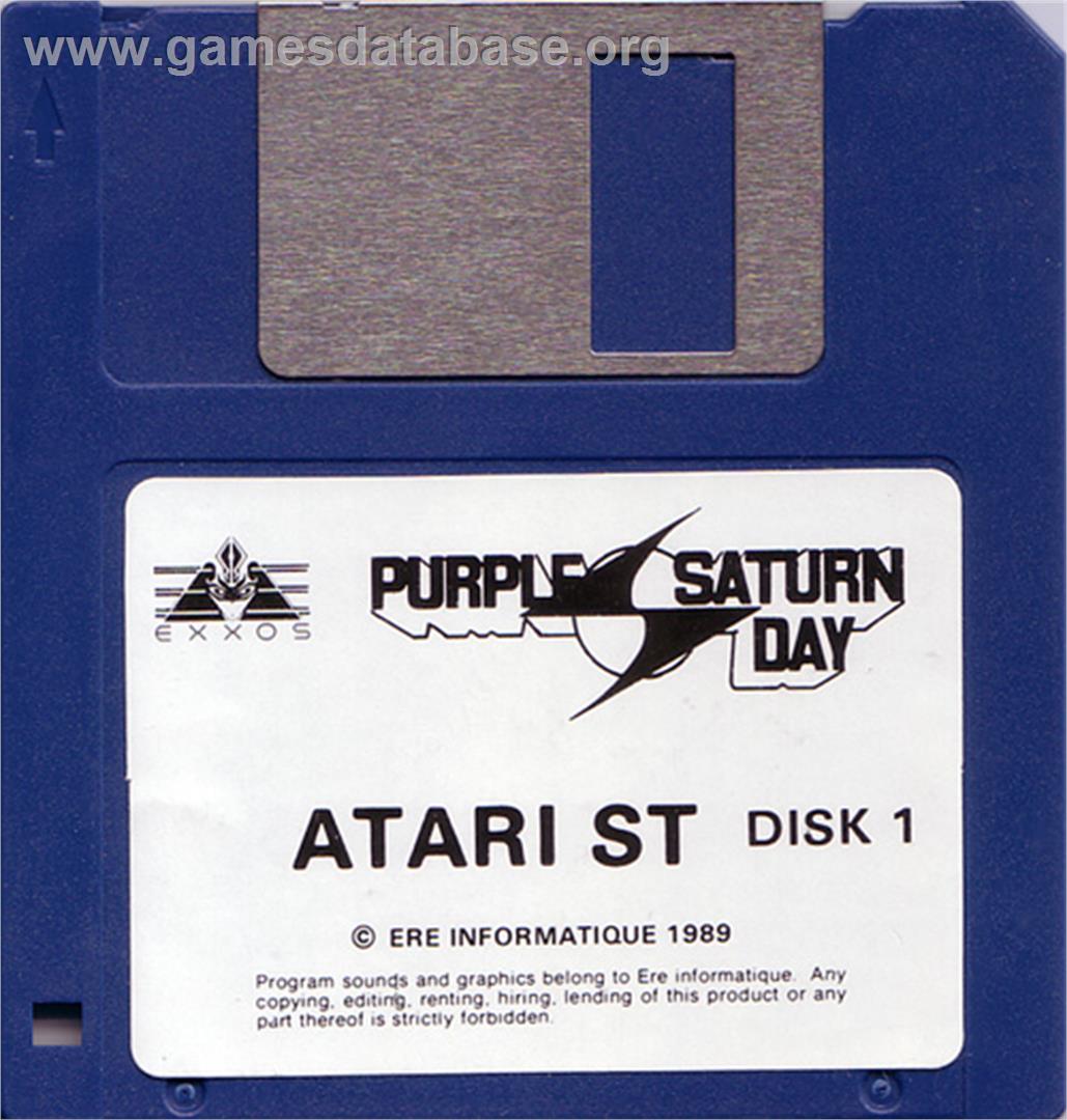 Purple Saturn Day - Atari ST - Artwork - Disc