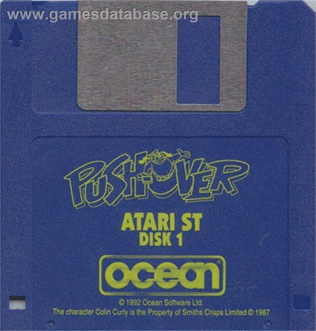 Pushover - Atari ST - Artwork - Disc