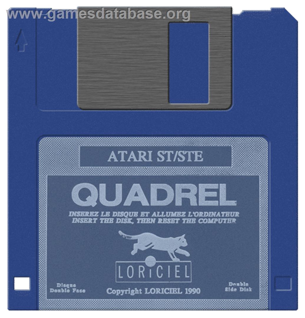 Quadrel - Atari ST - Artwork - Disc