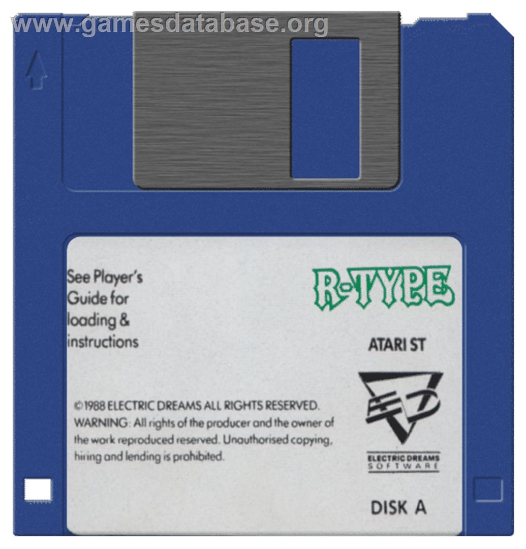 R-Type - Atari ST - Artwork - Disc