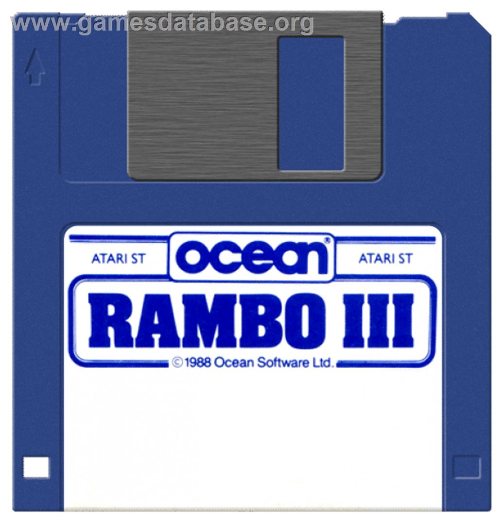 Rambo 3 - Atari ST - Artwork - Disc