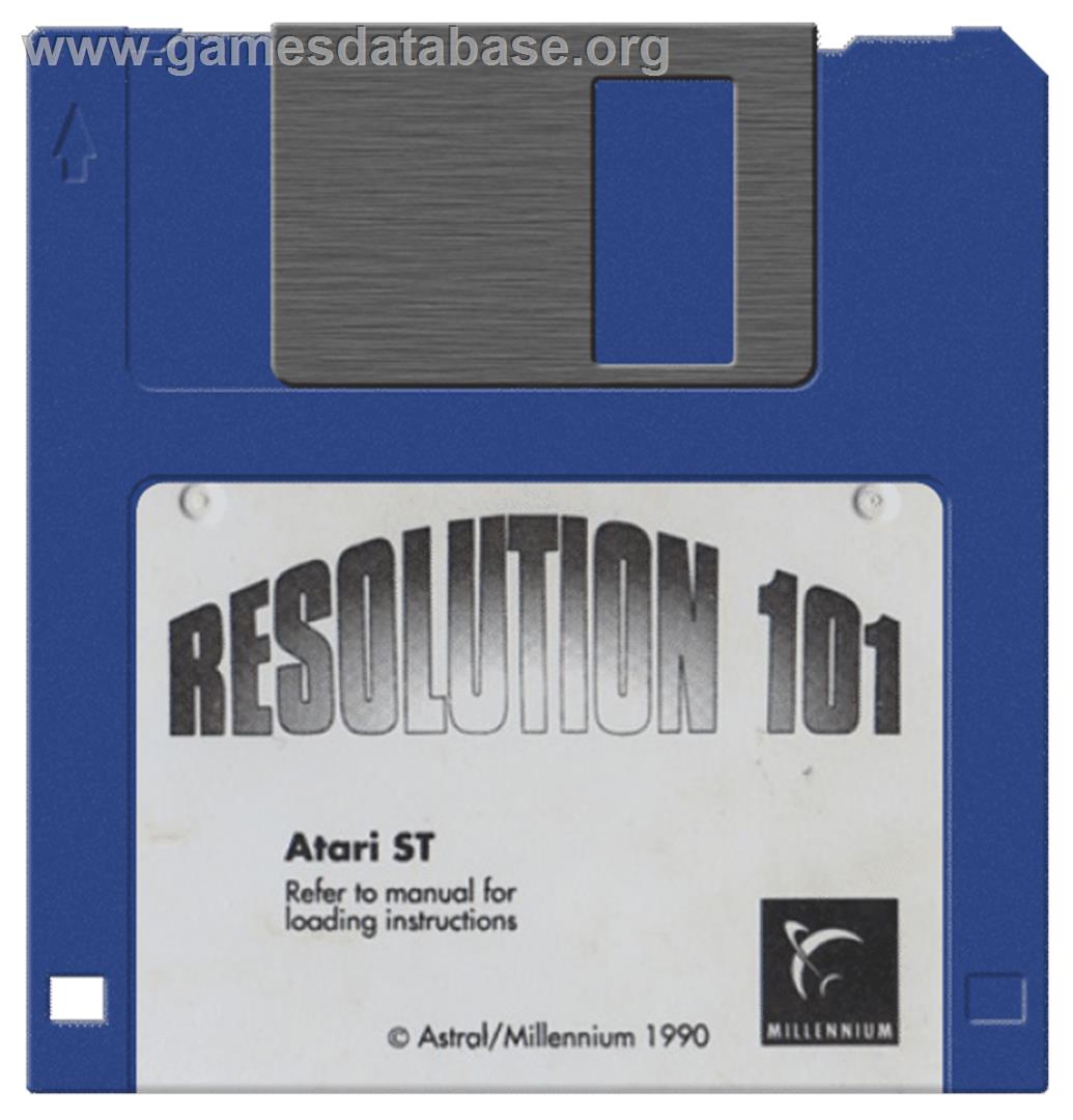 Resolution 101 - Atari ST - Artwork - Disc