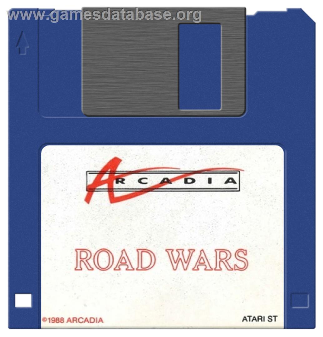 Road Rash - Atari ST - Artwork - Disc