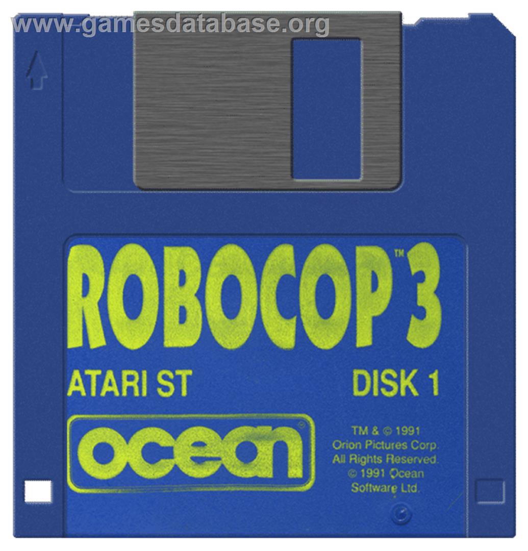 Robocop 3 - Atari ST - Artwork - Disc