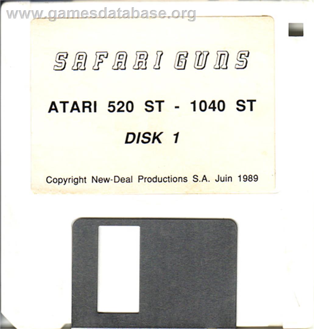 Safari Guns - Atari ST - Artwork - Disc