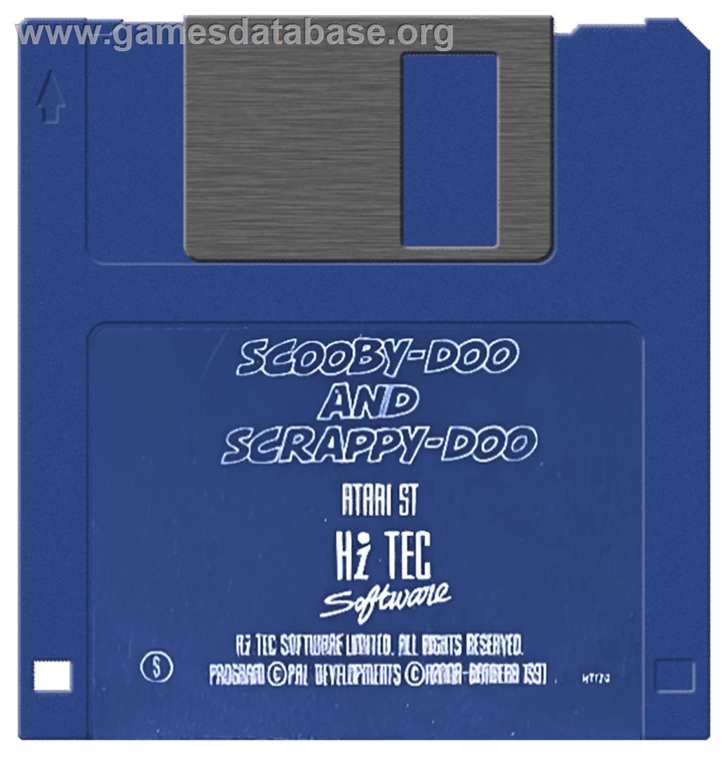Scooby-Doo And Scrappy-Doo - Atari ST - Artwork - Disc