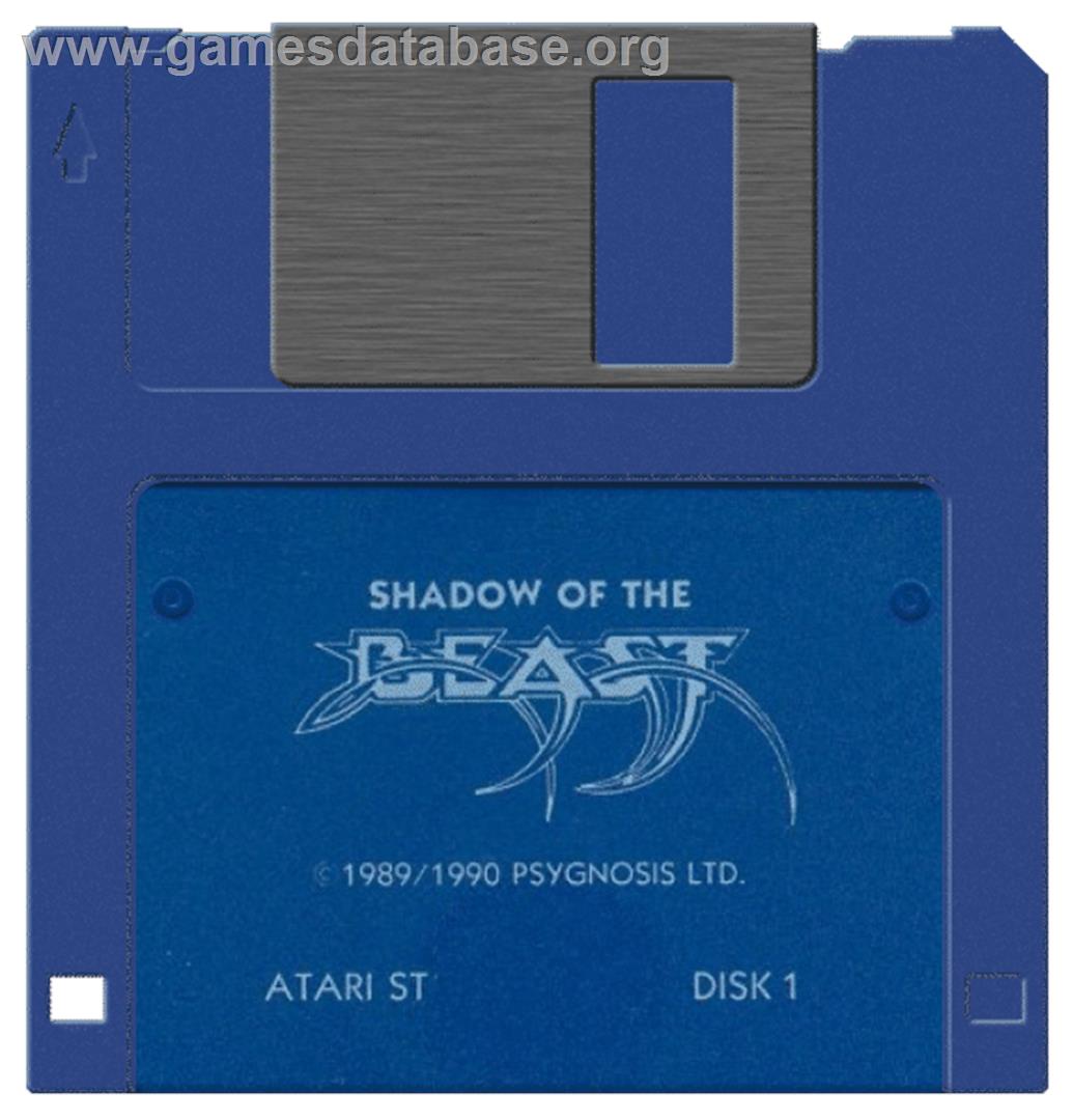 Shadow Of The Beast - Atari ST - Artwork - Disc