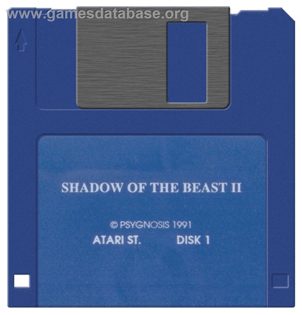 Shadow Of The Beast 2 - Atari ST - Artwork - Disc