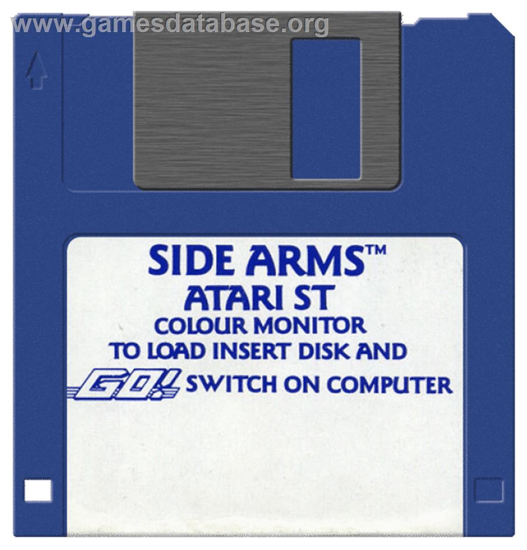 Side Arms - Atari ST - Artwork - Disc