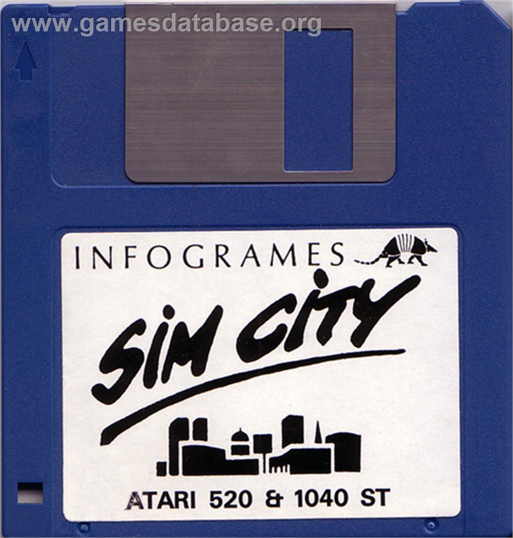 Sim City: Terrain Editor - Atari ST - Artwork - Disc