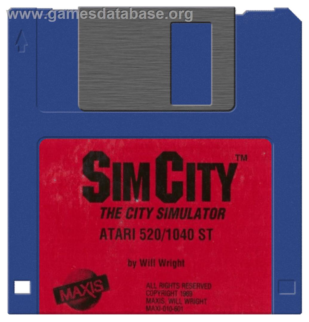 Sim City - Atari ST - Artwork - Disc