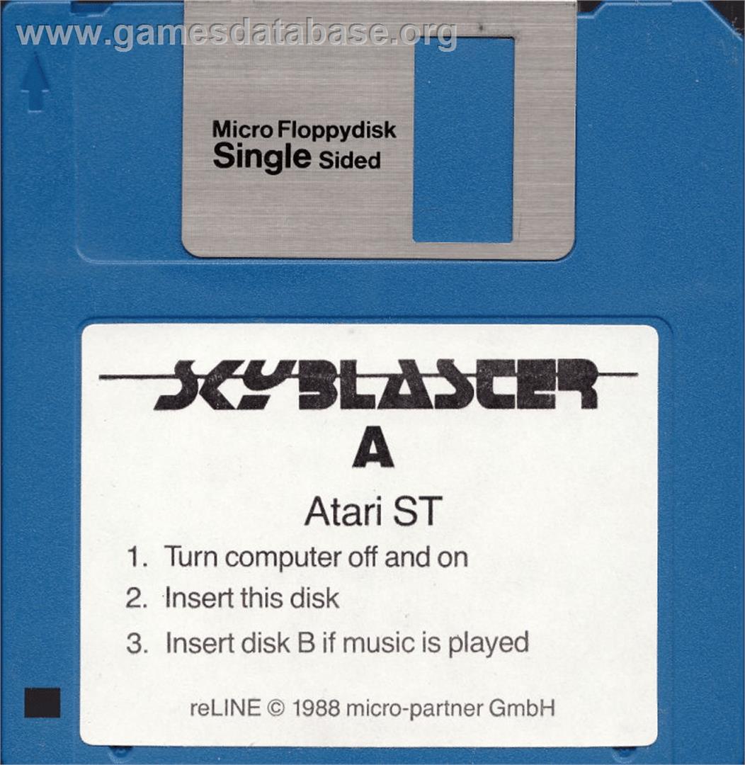 Skyblaster - Atari ST - Artwork - Disc