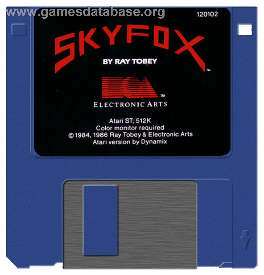 Skyfox - Atari ST - Artwork - Disc