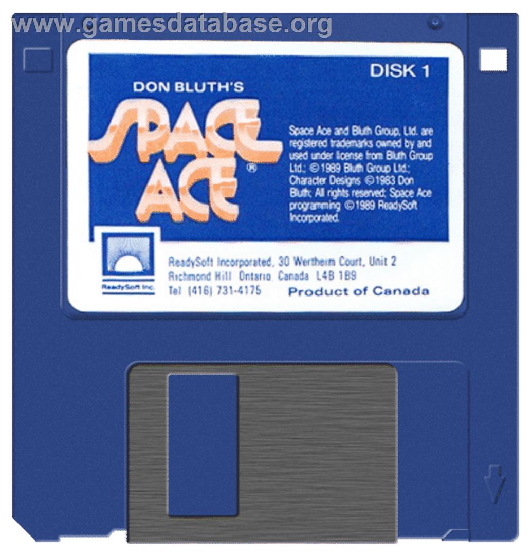 Space Ace (1989) - Atari ST - Artwork - Disc