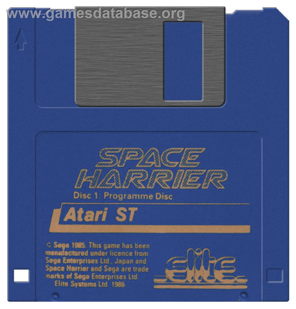 Space Harrier - Atari ST - Artwork - Disc