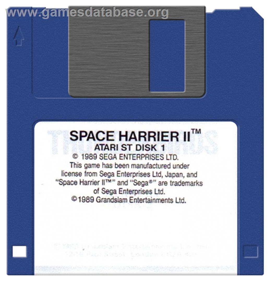 Space Harrier II - Atari ST - Artwork - Disc