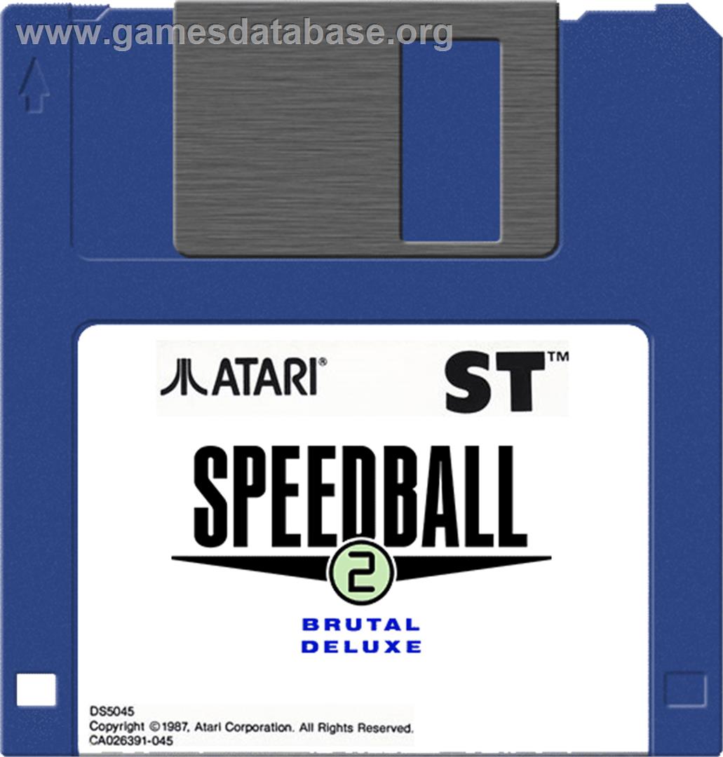Speedball 2 - Brutal Deluxe - Atari ST - Artwork - Disc